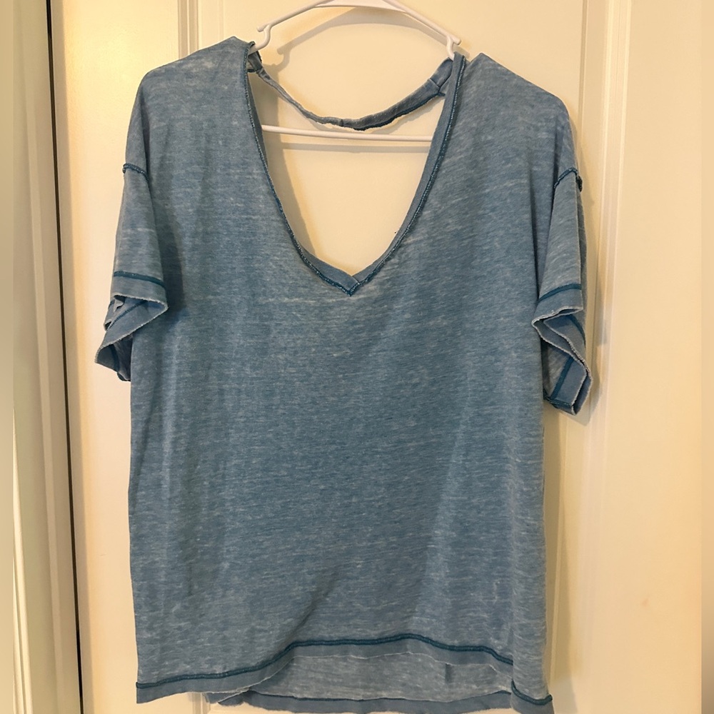 COPY - Free People Blue Blouse